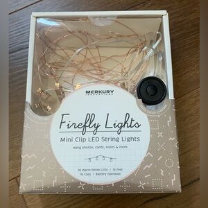 Merkury Innovations Firefly Lights- Mini Clip LED String Lights